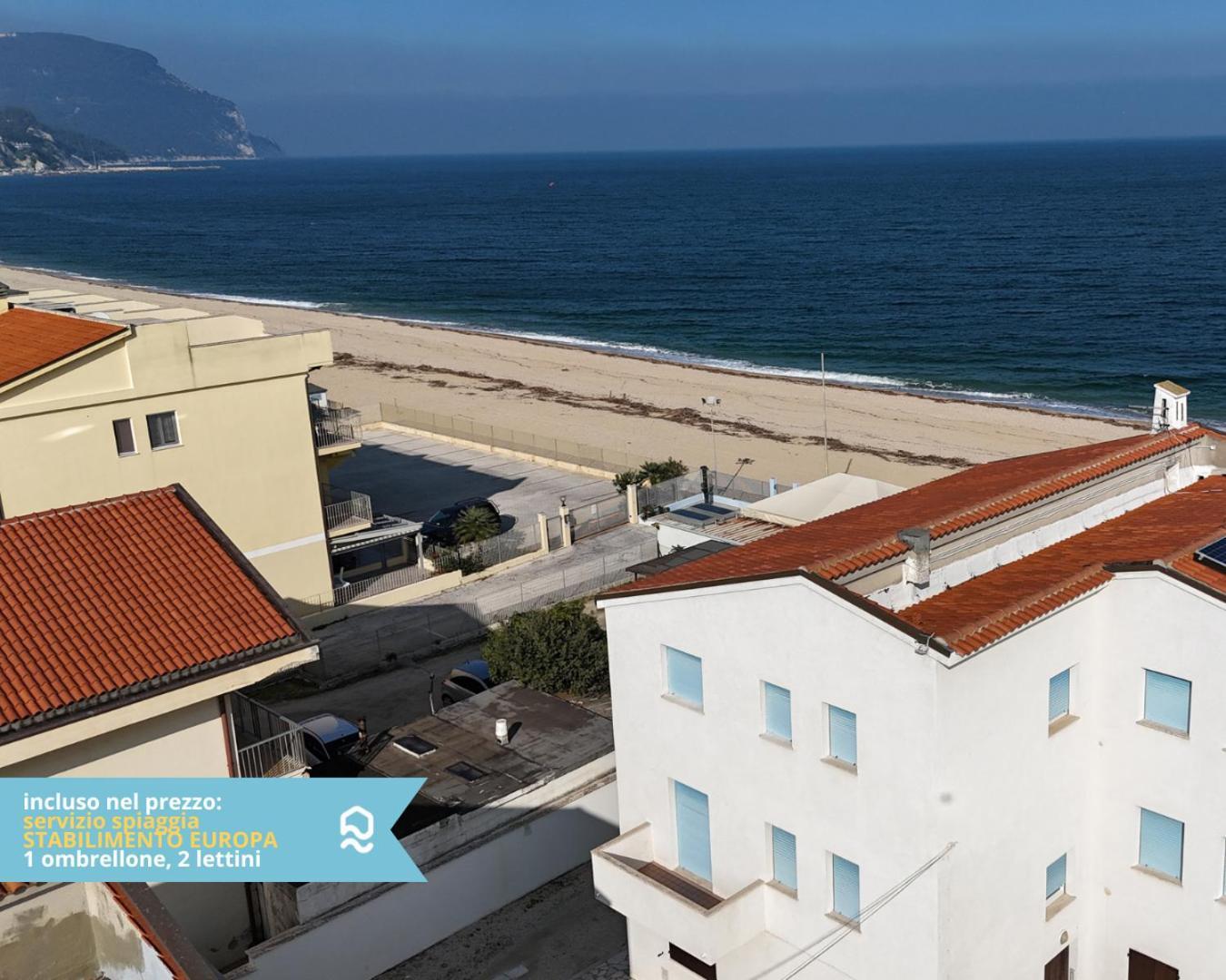 Rs316 - Marcelli, Bilocale In Residence Fronte Mare Pt Exterior foto